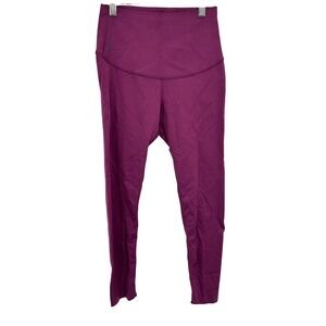 Fanka Body Sculpt High Waisted Cropped Leggings Womens Small Plum Purple Gym